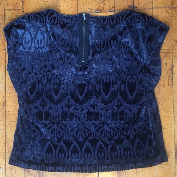 Velvet burnout top - Picture 4 of 10